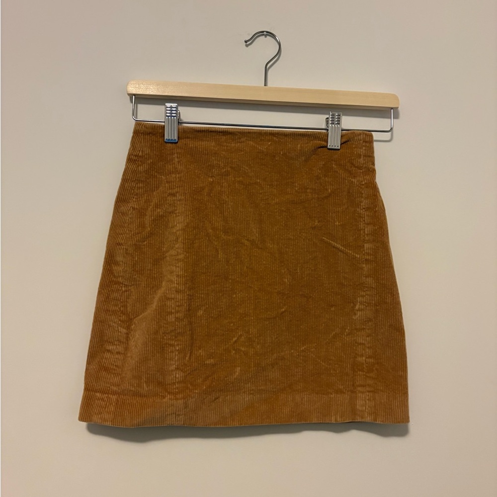 Sunday Best Camel Mini Skirt